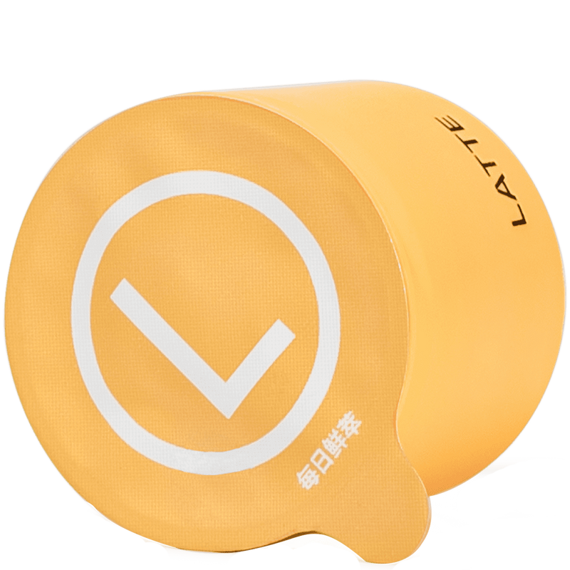 Moins Coffee Cube Colombia Single Origin se žlutookrovým obalem